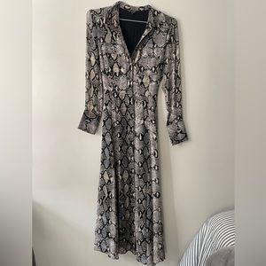 Snake skin dress